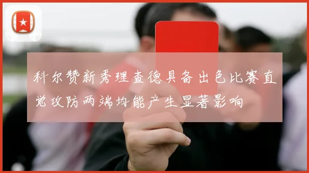 科尔赞新秀理查德具备出色比赛直觉攻防两端均能产生显著影响